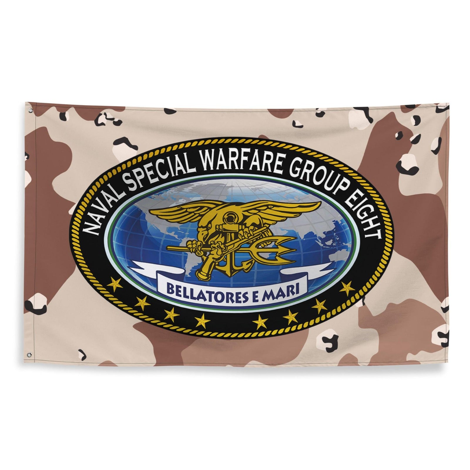 Naval Special Warfare Group 8 (NSWG-8) Chocolate-Chip Camo Flag Tactically Acquired   