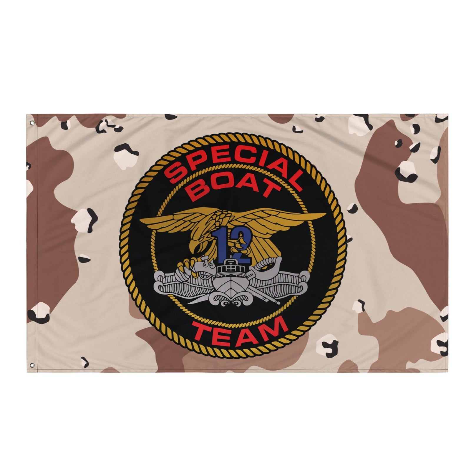 Special Boat Team 12 (SBT-12) SWCC Chocolate-Chip Camo Flag Tactically Acquired Default Title  