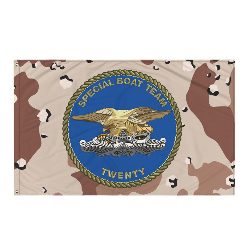 Special Boat Team 20 (SBT-20) Chocolate-Chip Camo Flag