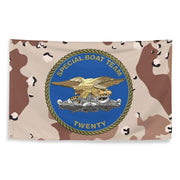 Special Boat Team 20 (SBT-20) Chocolate-Chip Camo Flag Tactically Acquired   