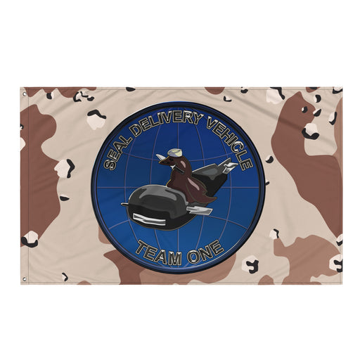 SEAL Delivery Vehicle Team 1 (SDVT-1) Chocolate-Chip Camo Flag Tactically Acquired Default Title  