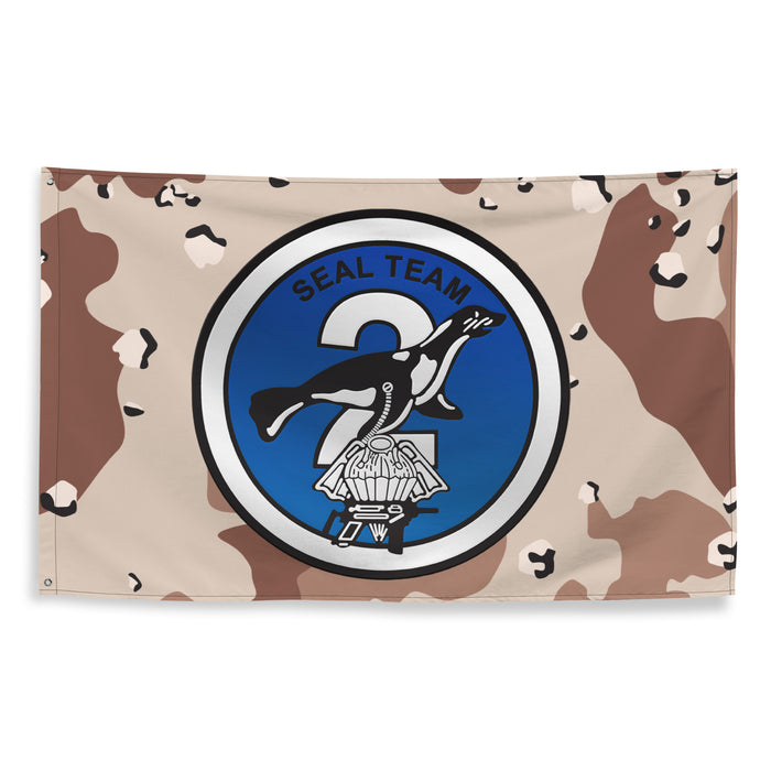 U.S. Navy SEAL Team 2 NSW Chocolate-Chip Camo Flag Tactically Acquired   