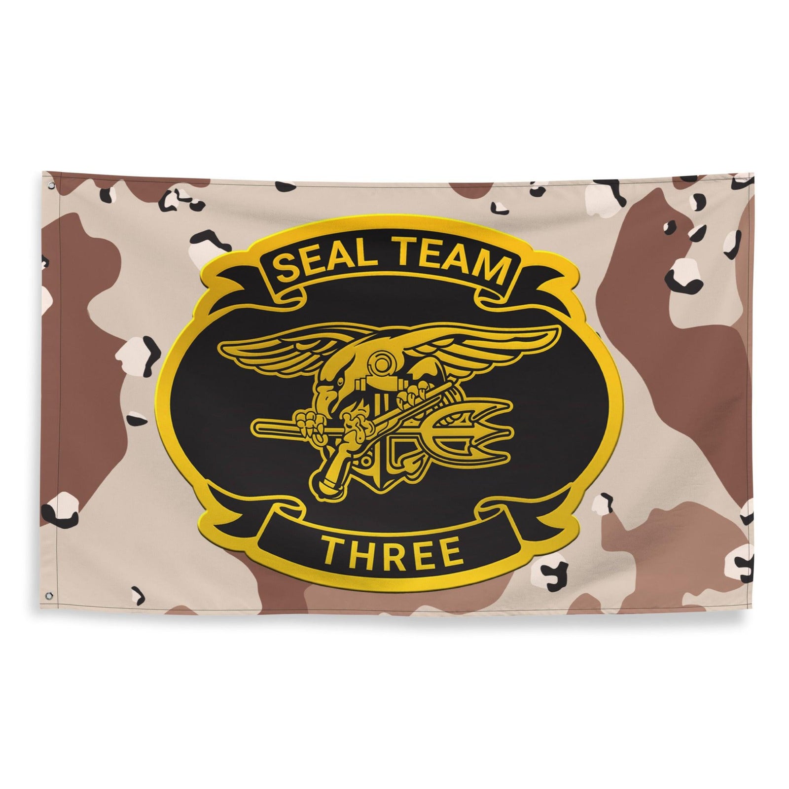 U.S. Navy SEAL Team 3 NSW Chocolate-Chip Camo Flag Tactically Acquired   