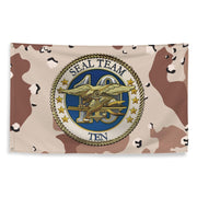 U.S. Navy SEAL Team 10 NSW Chocolate-Chip Camo Flag Tactically Acquired   