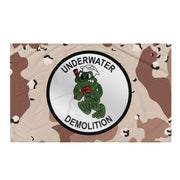 U.S. Navy Underwater Demolition UDT Chocolate Chip Camo Flag Tactically Acquired Default Title  