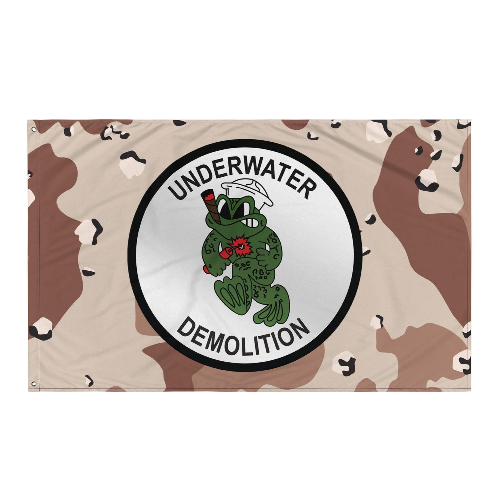 U.S. Navy Underwater Demolition UDT Chocolate Chip Camo Flag Tactically Acquired Default Title  