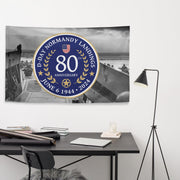 D-Day 2024 80th Anniversary Commemorative Memorial Emblem Flag Tactically Acquired   