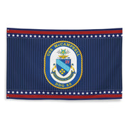 Patriotic USS McCampbell (DDG-85) Ship's Crest Wall Flag Tactically Acquired   