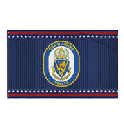 Patriotic USS Higgins (DDG-76) Ship's Crest Wall Flag Tactically Acquired Default Title  
