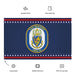 Patriotic USS Higgins (DDG-76) Ship's Crest Wall Flag Tactically Acquired   