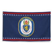 Patriotic USS Hopper (DDG-70) Ship's Crest Wall Flag Tactically Acquired   