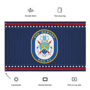 Patriotic USS Howard (DDG-83) Ship's Crest Wall Flag Tactically Acquired   