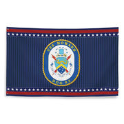 Patriotic USS Howard (DDG-83) Ship's Crest Wall Flag Tactically Acquired   