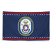 Patriotic USS Stockdale (DDG-106) Ship's Crest Wall Flag Tactically Acquired   