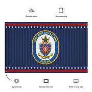 Patriotic USS The Sullivans (DDG-68) Ship's Crest Wall Flag Tactically Acquired   