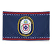 Patriotic USS John Basilone (DDG-122) Ship's Crest Wall Flag Tactically Acquired   