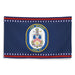 Patriotic USS Mason (DDG-87) Ship's Crest Wall Flag Tactically Acquired   