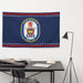 Patriotic USS Milius (DDG-69) Ship's Crest Wall Flag Tactically Acquired   