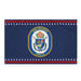 Patriotic USS Mahan (DDG-72) Ship's Crest Wall Flag Tactically Acquired Default Title  