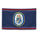 Patriotic USS Mahan (DDG-72) Ship's Crest Wall Flag Tactically Acquired   