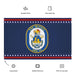 Patriotic USS McFaul (DDG-74 Ship's Crest Wall Flag Tactically Acquired   