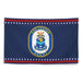 Patriotic USS Lassen (DDG-82) Ship's Crest Wall Flag Tactically Acquired   