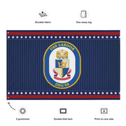 Patriotic USS Laboon (DDG-58) Ship's Crest Wall Flag Tactically Acquired   