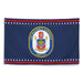 Patriotic USS William P. Lawrence (DDG-110) Ship's Crest Wall Flag Tactically Acquired   