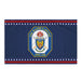 Patriotic USS Wayne E. Meyer (DDG-108) Ship's Crest Wall Flag Tactically Acquired Default Title  