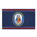 Patriotic USS John S. McCain (DDG-56) Ship's Crest Wall Flag Tactically Acquired Default Title  