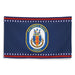 Patriotic USS John S. McCain (DDG-56) Ship's Crest Wall Flag Tactically Acquired   