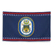 Patriotic USS John Finn (DDG-113) Ship's Crest Wall Flag Tactically Acquired   