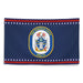 Patriotic USS Donald Cook (DDG-75) Ship's Crest Wall Flag Tactically Acquired   