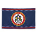 Patriotic USS Rafael Peralta (DDG-115) Ship's Crest Wall Flag Tactically Acquired   