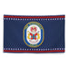 Patriotic USS Fitzgerald (DDG-62) Ship's Crest Wall Flag Tactically Acquired   