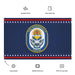 Patriotic USS Roosevelt (DDG-80) Ship's Crest Wall Flag Tactically Acquired   