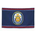 Patriotic USS Ross (DDG-71) Ship's Crest Wall Flag Tactically Acquired   