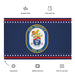 Patriotic USS Gravely (DDG-107) Ship's Crest Wall Flag Tactically Acquired   