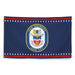 Patriotic USS Gridley (DDG-101) Ship's Crest Wall Flag Tactically Acquired   