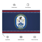 Patriotic USS Halsey (DDG-97) Ship's Crest Wall Flag Tactically Acquired   