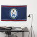 Patriotic USS Halsey (DDG-97) Ship's Crest Wall Flag Tactically Acquired   