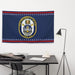 Patriotic USS Delbert D. Black (DDG-119) Ship's Crest Wall Flag Tactically Acquired   