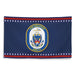 Patriotic USS Decatur (DDG-73) Ship's Crest Wall Flag Tactically Acquired   