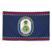 Patriotic USS Paul Hamilton (DDG-60) Ship's Crest Wall Flag Tactically Acquired   