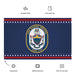 Patriotic USS Daniel Inouye (DDG-118) Ship's Crest Wall Flag Tactically Acquired   