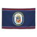 Patriotic USS Oscar Austin (DDG-79) Ship's Crest Wall Flag Tactically Acquired   