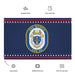 Patriotic USS Mustin (DDG-89) Ship's Crest Wall Flag Tactically Acquired   