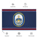 Patriotic USS Carney (DDG-64) Ship's Crest Wall Flag Tactically Acquired   