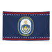 Patriotic USS Carney (DDG-64) Ship's Crest Wall Flag Tactically Acquired   