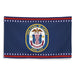 Patriotic USS Carl M. Levin (DDG-120) Ship's Crest Wall Flag Tactically Acquired   